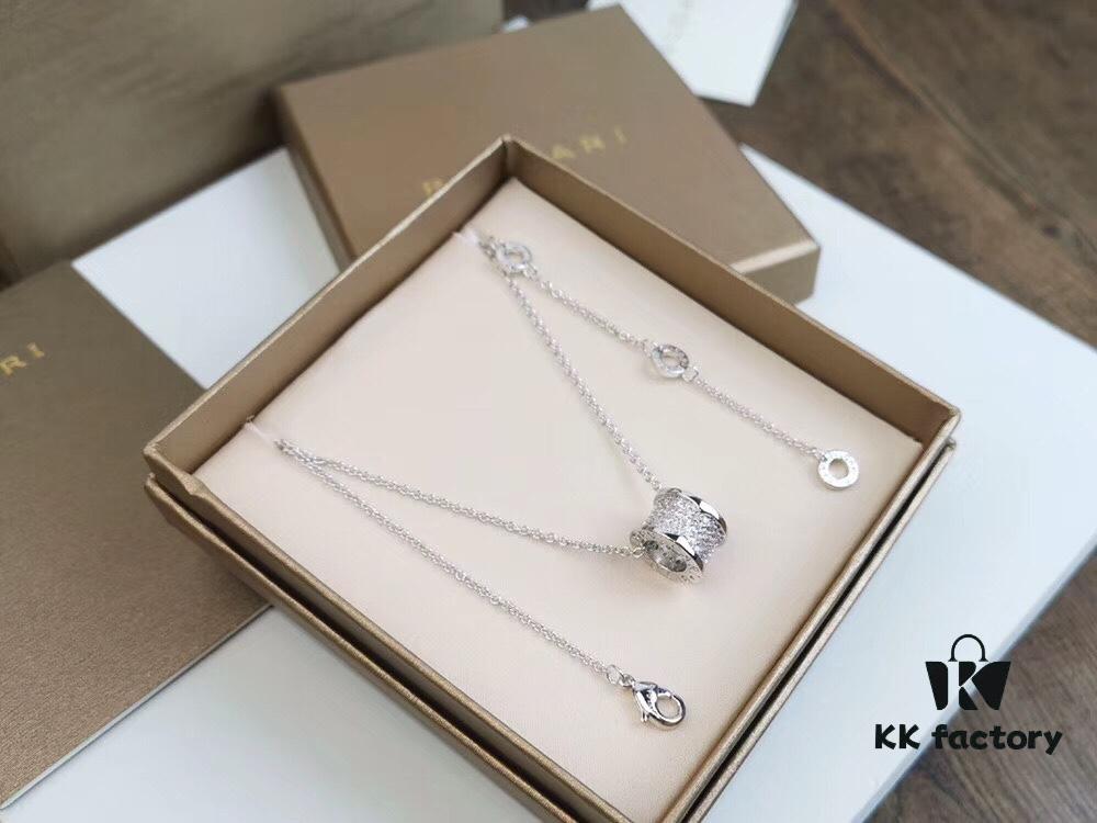 692fc4f499f2d84055c8890c BVLGARI Bulgari Full Diamond Serpenti Necklace (High-End Replica, Different from Market Version)
