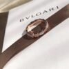 692fc4f799f2d84055c8890e Bvlgari Serpenti Viper Series Mother-of-Pearl Snake Bone Ring in S925 Silver with 18K Gold Plating, Embellished with 12 Diamonds and 6 White Shell Inlays