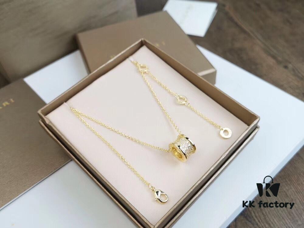 692fc50299f2d84055c88915 BVLGARI Bulgari Full Diamond Serpenti Necklace (High-End Replica, Different from Market Version)