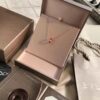 692fc51599f2d84055c8892b Bvlgari Serpenti Series Snake Bone Necklace with Red Carnelian and Diamonds