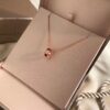 692fc51699f2d84055c8892c Bvlgari Serpenti Series Snake Bone Necklace with Red Carnelian and Diamonds