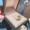 Bvlgari Snake Ring with Peridot - A Luxurious and Fresh Statement Piece