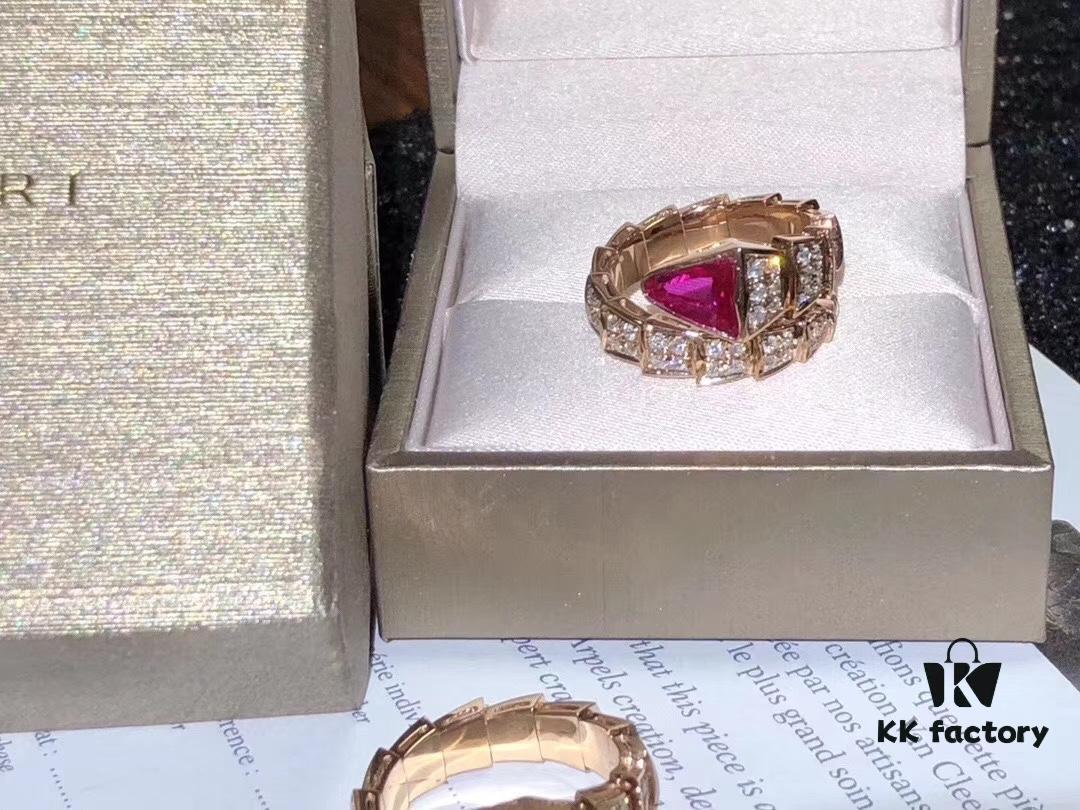692fc51d99f2d84055c88935 BV-Bvlgari Serpenti Ring! This iconic design is universally recognized! A masterpiece from Bvlgari, wildly popular and adored by many!