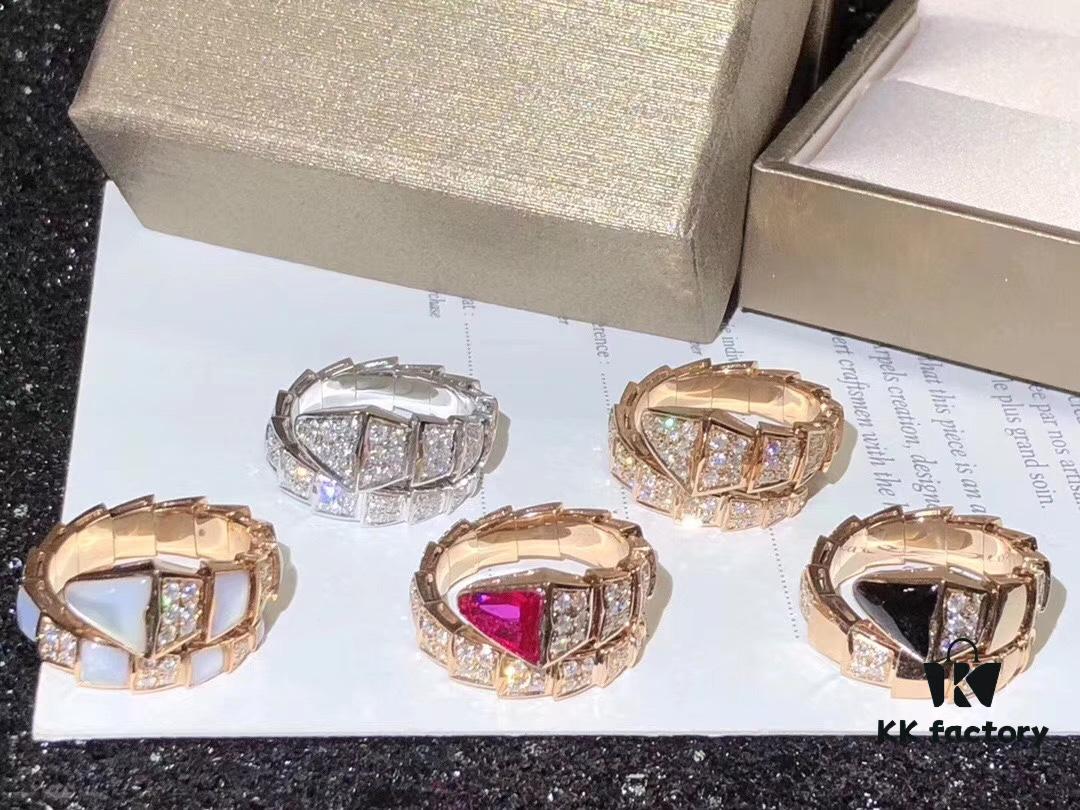 692fc52099f2d84055c88939 BV-Bvlgari Serpenti Ring! This iconic design is universally recognized! A masterpiece from Bvlgari, wildly popular and adored by many!