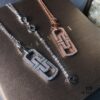 692fc52d99f2d84055c8894f Bv Bvlgari Paperclip Couple Sterling Silver Necklace in Pink Gold Available 👼