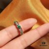 692fc53a99f2d84055c8896b Bvlgari Serpenti Series Turquoise Snake Ring Minimalist Understated Luxury Meaningful Wedding Band Series Premium S925 Sterling Silver with Thick Gold Plating