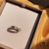 692fc53f99f2d84055c8897b Bvlgari Serpenti Series Turquoise Snake Ring Minimalist Understated Luxury Meaningful Wedding Band Series Premium S925 Sterling Silver with Thick Gold Plating