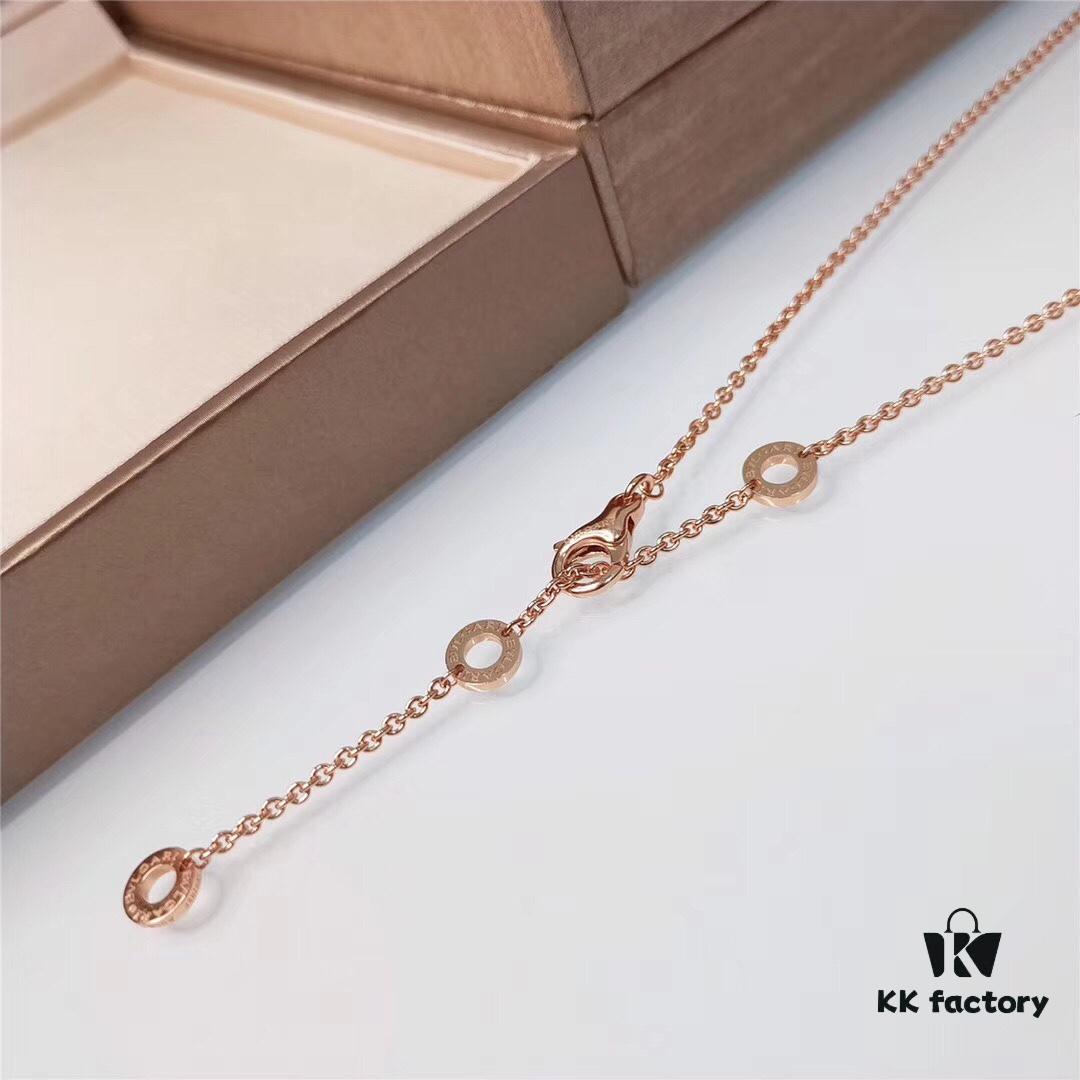 Bvlgari B.zero1 Ceramic Necklace (Non-Diamond Version) – Inspired by the Roman Colosseum's Circular Amphitheater Design
