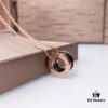 Bvlgari B.zero1 Ceramic Necklace (Non-Diamond Version) – Inspired by the Roman Colosseum's Circular Amphitheater Design