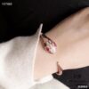 692fc54e99f2d84055c8899c Bvlgari Serpenti Series Ruby Eyes Snake Bracelet, Top-Tier Version, Superb Craftsmanship, Premium German Imported S925 Sterling Silver with 18K Rose Gold Plating