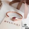 692fc54f99f2d84055c8899f Bvlgari Serpenti Series Ruby Eyes Snake Bracelet, Top-Tier Version, Superb Craftsmanship, Premium German Imported S925 Sterling Silver with 18K Rose Gold Plating