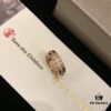 692fc55899f2d84055c889b2 BVLGARI Bulgari Classic Letter Full Diamond Ring, Highest Quality Version, Cabinet Custom-Made 1:1, Available in Rose Gold and White Gold