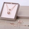 692fc56499f2d84055c889c4 Bvlgari Full Diamond Set: Earrings, Bracelet, Necklace in Small and Large Sizes - 18K Gold with Imported 925 Sterling Silver, Heavy Gold Plating, Top-Tier Craftsmanship