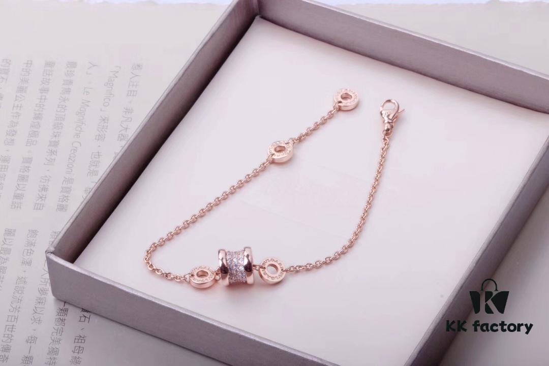 692fc56599f2d84055c889c6 Bvlgari Full Diamond Set: Earrings, Bracelet, Necklace in Small and Large Sizes - 18K Gold with Imported 925 Sterling Silver, Heavy Gold Plating, Top-Tier Craftsmanship