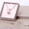 692fc56599f2d84055c889c8 Bvlgari Full Diamond Set: Earrings, Bracelet, Necklace in Small and Large Sizes - 18K Gold with Imported 925 Sterling Silver, Heavy Gold Plating, Top-Tier Craftsmanship
