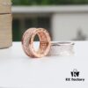 692fc56a99f2d84055c889d2 Bvlgari B Zero.1 Rose Gold Full Diamond 'Serpenti' Ring