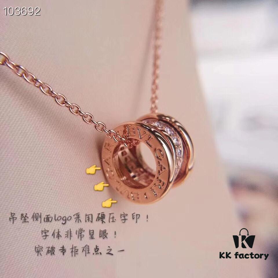 692fc56c99f2d84055c889d7 High-Quality BVLGARI-Style Openwork Diamond-Inspired Necklace, Cabinet Version 1:1 Mold with Original Chain, Sterling Silver 925 Micro-Paved Zircon, Available in White Gold, Rose Gold, and Yellow Gold