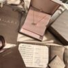 692fc57099f2d84055c889db Bvlgari Bulgari Full Diamond Serpenti Small Necklace, Sparkling S925 Silver with Heavy 18K Gold Plating