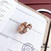 692fc57f99f2d84055c889f3 Bvlgari SERPENTI Series 18K Rose Gold Mother-of-Pearl Diamond Snake Ring