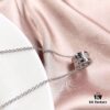 692fc58b99f2d84055c88a00 New Arrival! Bvlgari B.zero Design Legend Series Diamond-Paved Spiral Rose Gold and White Gold Necklace