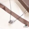 692fc58c99f2d84055c88a03 Bvlgari B.zero1 White Gold Openwork Spring Necklace in Rose Gold 2018 New Arrival