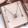 692fc58c99f2d84055c88a04 Bvlgari B.zero1 White Gold Openwork Spring Necklace in Rose Gold 2018 New Arrival