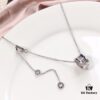692fc58d99f2d84055c88a05 New Arrival! Bvlgari B.zero Design Legend Series Diamond-Paved Spiral Rose Gold and White Gold Necklace