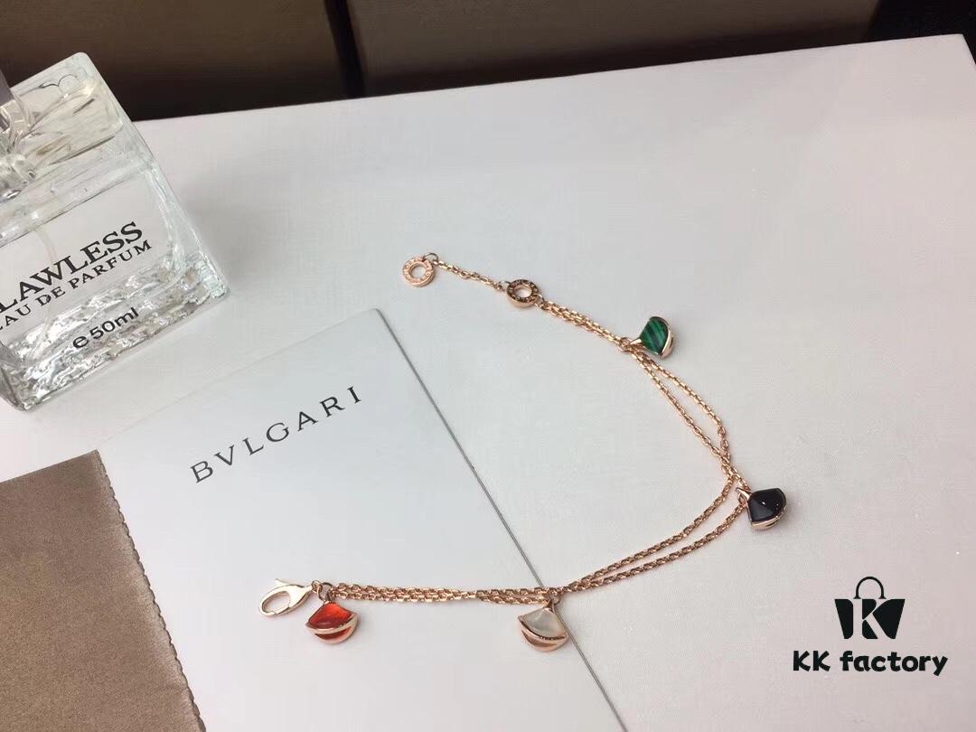 692fc5a999f2d84055c88a37 Bulgari DIVAS DREAM Latest Rose Gold Four-Color Bracelet