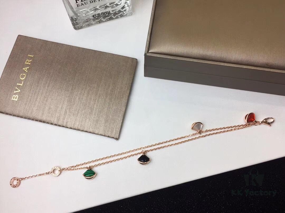 692fc5a999f2d84055c88a38 Bulgari DIVAS DREAM Latest Rose Gold Four-Color Bracelet