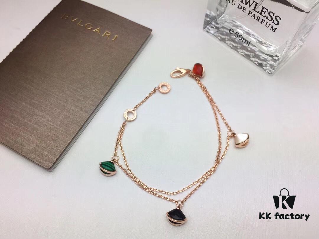 692fc5a999f2d84055c88a39 Bulgari DIVAS DREAM Latest Rose Gold Four-Color Bracelet