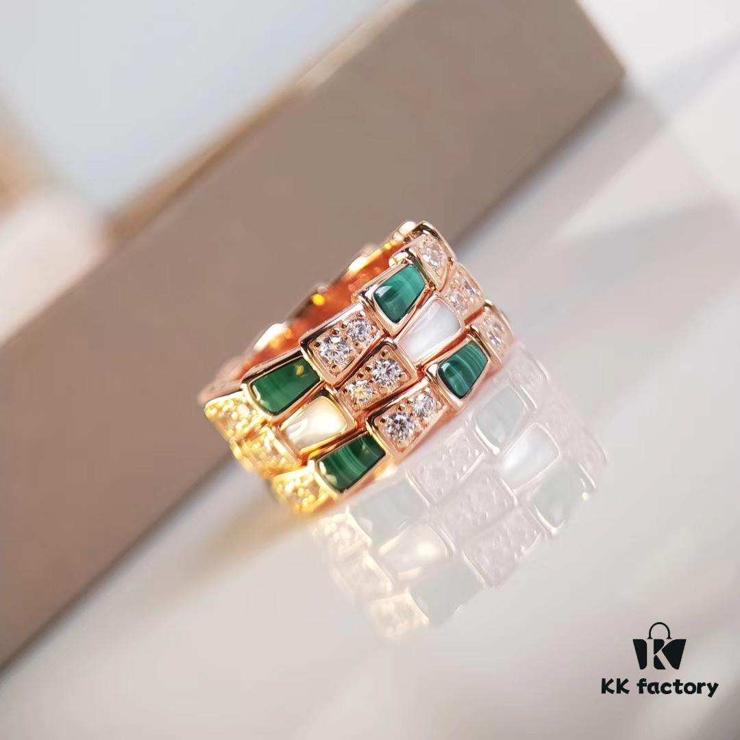 692fc5be99f2d84055c88a57 Bvlgari Serpenti Ring ➽ Single Row Diamond Version