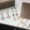 692fc5bf99f2d84055c88a59 Top-Tier Replica BVLGARI Diva Series Fan-Shape Full Diamond Set: Dress Necklace, Bracelet, and Earrings - Luxury Custom Design in 18K Rose Gold/White Gold Plated Pure Silver with 925 Sterling Silver Anti-Allergy Ear Posts
