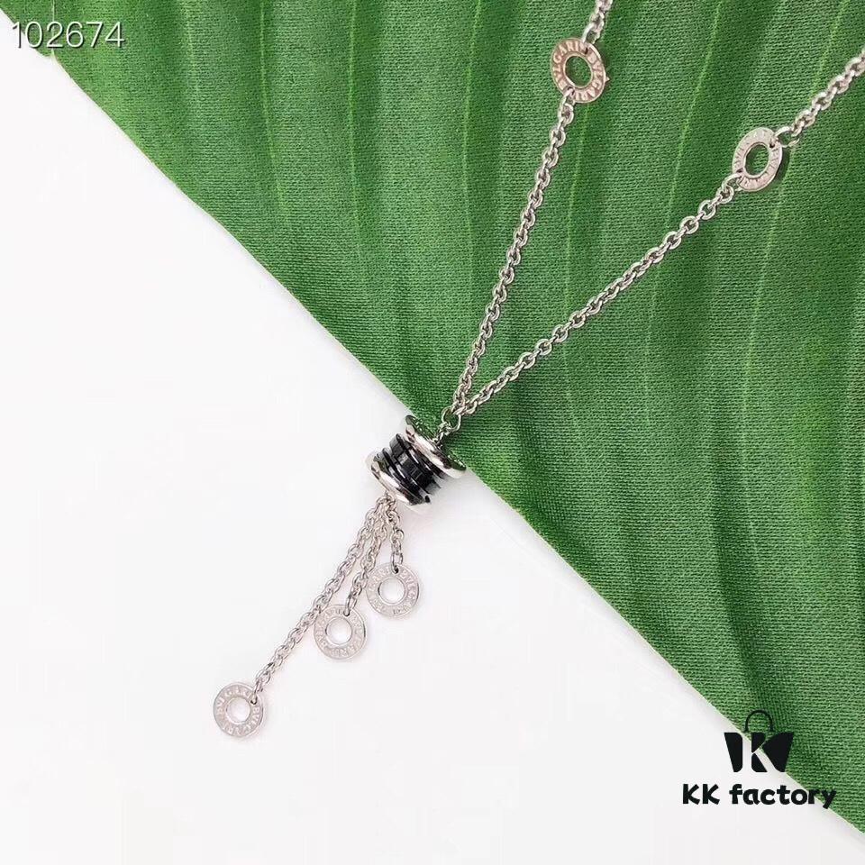 692fc5d399f2d84055c88a73 BVLGARI / B.zero1 Black Ceramic Necklace