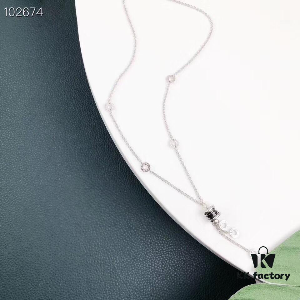 692fc5d399f2d84055c88a74 BVLGARI / B.zero1 Black Ceramic Necklace