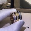 692fc5e199f2d84055c88a85 BVLGARI Bulgari Classic Letter Full Diamond Ring, Highest Quality Version, Cabinet-Level Customization, Available in Rose Gold, White Gold, and Yellow Gold