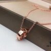 692fc5e899f2d84055c88a91 Bvlgari Double Ring Necklace ✈️ New Arrival CNC Craftsmanship White Diamond Double Ring Gemstone Necklace Summer Fresh Collection Latest Bestseller Comparable to Authentic Version
