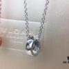 692fc5e999f2d84055c88a92 Bvlgari Double Ring Necklace ✈️ New Arrival CNC Craftsmanship White Diamond Double Ring Gemstone Necklace Summer Fresh Collection Latest Bestseller Comparable to Authentic Version