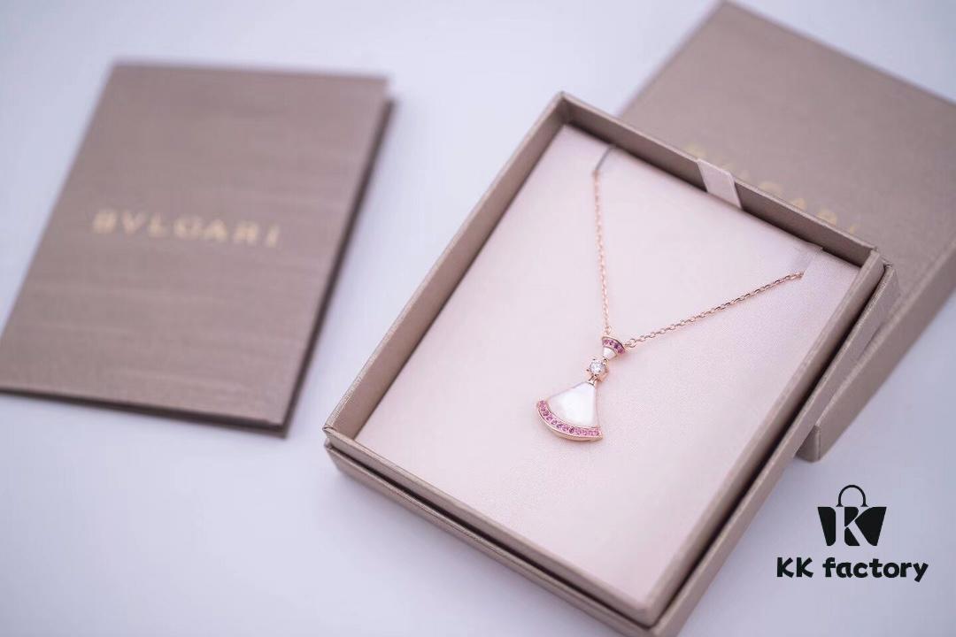 692fc5f799f2d84055c88aa4 Bvlgari New Qixi Dress - Pink Dress Necklace - Bvlgari Limited Edition for Qixi Festival!! This One Is Absolutely Stunning!!