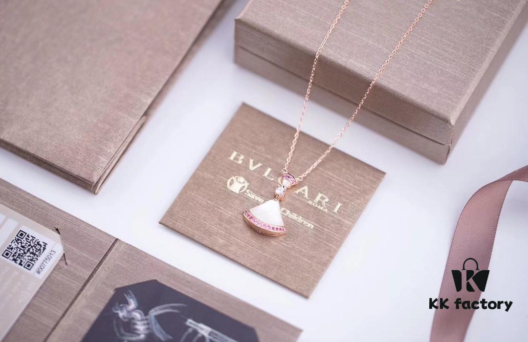 692fc5f899f2d84055c88aa5 Bvlgari New Qixi Dress - Pink Dress Necklace - Bvlgari Limited Edition for Qixi Festival!! This One Is Absolutely Stunning!!