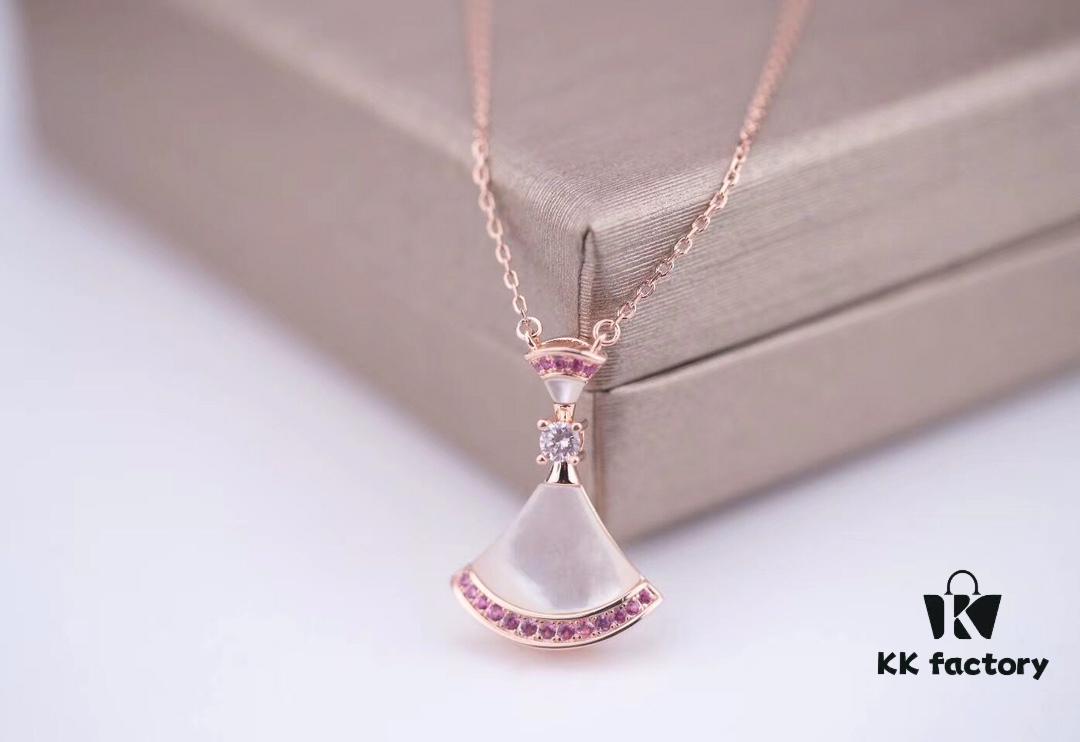 692fc5fa99f2d84055c88aa8 Bvlgari New Qixi Dress - Pink Dress Necklace - Bvlgari Limited Edition for Qixi Festival!! This One Is Absolutely Stunning!!