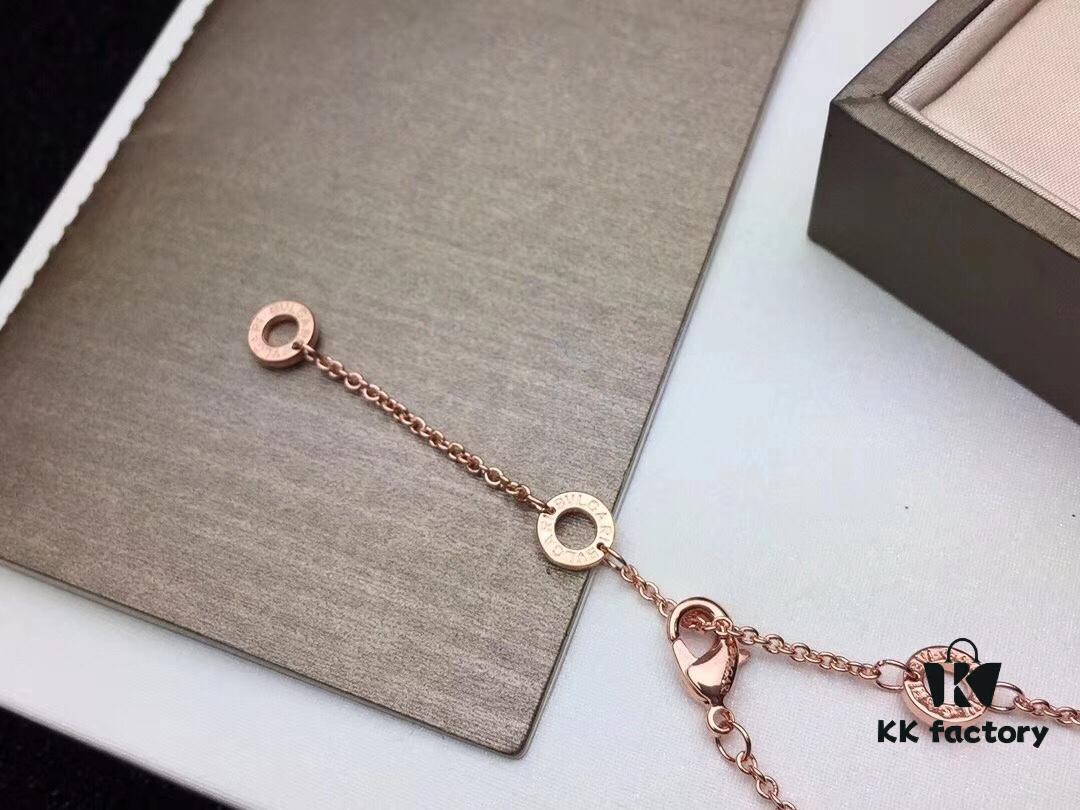 692fc5fa99f2d84055c88aa9 Bvlgari Double Ring Necklace ✈️ New Arrival CNC Craftsmanship White Diamond Double Ring Gemstone Necklace Summer Fresh Collection Latest Bestseller Comparable to Authentic Version