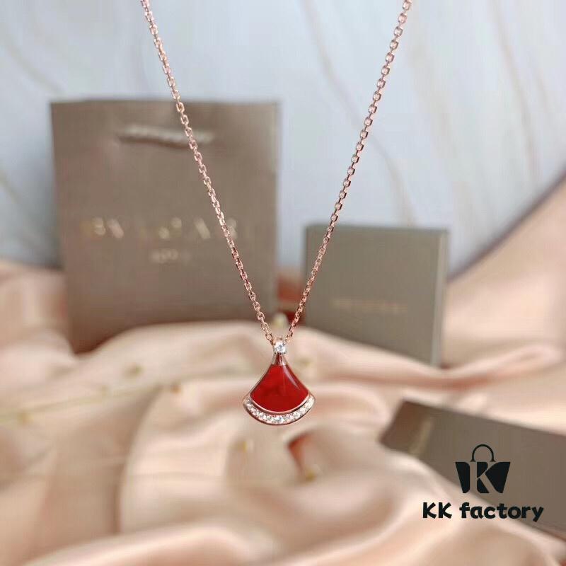 692fc60199f2d84055c88ab2 Bvlgari Silver Version Serpenti Necklace, 925 Sterling Silver with 18K Gold Vacuum Plating, Encrusted with Swarovski Crystals and Natural Mother of Pearl