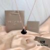 692fc60699f2d84055c88abb Bvlgari Silver Edition Pendant Necklace, 925 Sterling Silver with 18K Gold Plating and Natural Mother-of-Pearl