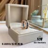692fc60999f2d84055c88ac2 BVLGARI Bulgari Black Ceramic CNC Precision-Carved Ring in Rose Gold and White Gold