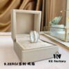692fc60d99f2d84055c88ac8 BVLGARI White Ceramic CNC Precision-Carved Ring in Rose Gold