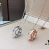 692fc61399f2d84055c88ad5 Bulgari BVLGARI 2019 Sexy Snake Bone Necklace with Diamond-Set Design, Premium Custom Craftsmanship, 18K Rose Gold and White Gold Plated Brass, Original Buckle Design