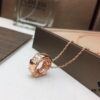 692fc61399f2d84055c88ad6 Bulgari BVLGARI 2019 Sexy Snake Bone Necklace with Diamond-Set Design, Premium Custom Craftsmanship, 18K Rose Gold and White Gold Plated Brass, Original Buckle Design