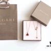 692fc61499f2d84055c88ad7 Bvlgari Silver Version Pendant Necklace, 925 Sterling Silver with 18K Gold Vacuum Plating, Swarovski Crystals and Natural Mother of Pearl