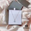 692fc61599f2d84055c88ada Bvlgari Silver Version Serpenti Necklace, 925 Sterling Silver with 18K Gold Vacuum Plating, Encrusted with Swarovski Crystals and Natural Mother of Pearl
