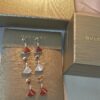 692fc63899f2d84055c88b1e BVLGARI DIVA White Mother-of-Pearl and Red Carnelian Earrings (Diamond-Free Version)